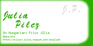 julia pilcz business card